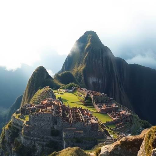 Machu Picchu ruins in Peru