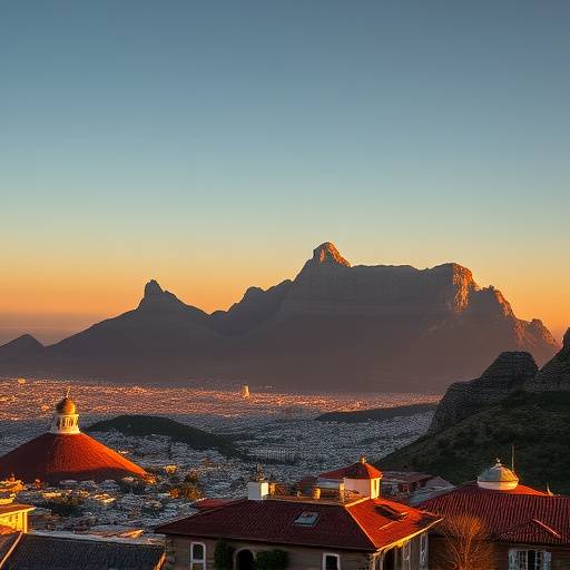 Table Mountain overlooking Cape Town, South Africa